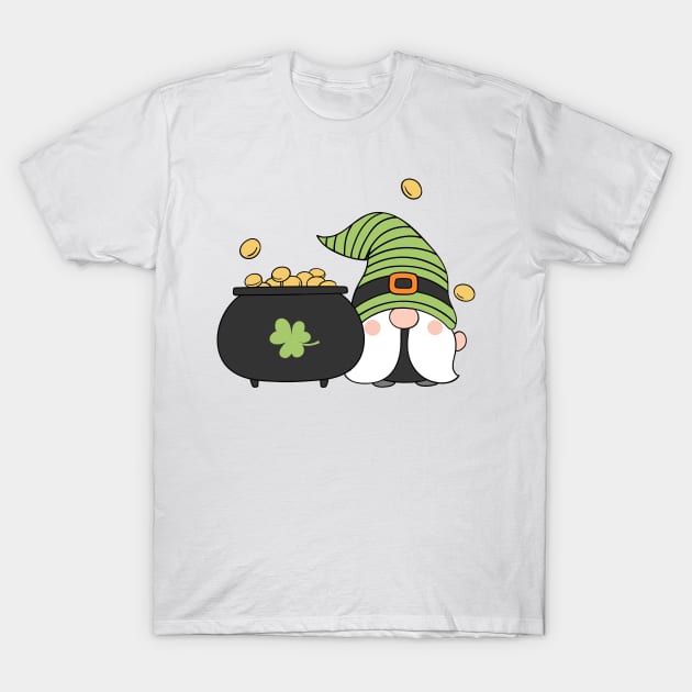 St Patrick Day Gnomes T-Shirt by sevalyilmazardal